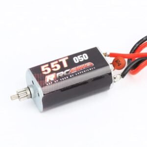 RCAWD SCX24 050 55t High Torque Brushed Motor Upgrade Exceed RC Mad Torque Parts for Axial 1 24 SCX24 AX24 Series