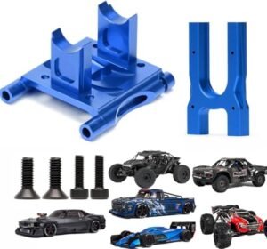9125 RC Truck Upgrades Aluminum Center Diff Cover Mount for ARRMA 1/8 Typhon Kraton Outcast Notorious Talion 6S BLX 1/7 Mojave Felony Infraction Fireteam 6S BLX ARA320499 Navy Blue