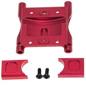 Arrma 6S Alloy Center Diff Mount and Diff Cover Mount Upgrade Parts for Kraton Typhon Talion Notorious Outcast Mojave Infraction Felony Limitless 1/7 Roller Red