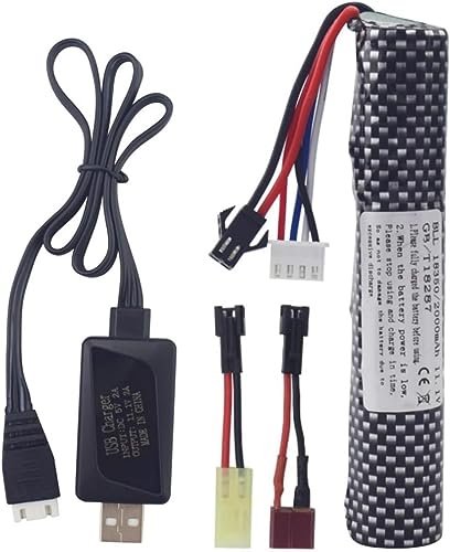 Carrera RC 7.4V 700mAh Li Ion Battery High Performance Rechargeable Power Pack for RC Cars and Toys