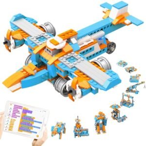 Apitor Robot S 10 in 1 Programmable APP RC Robot Building Kit STEM Educational Toy for Kids Aged 7 12 Perfect for RC Tracks in San Antonio