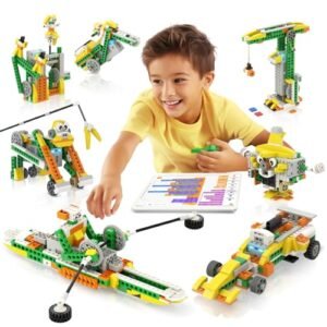 Apitor Q Robot Building Kit 20 in 1 Programmable APP RC Car Robotics Coding Kit STEM Projects Educational Birthday Gifts for Boys Girls Kids Aged 6 12 233 Pieces Available at RC Willey Furniture Sacramento CA