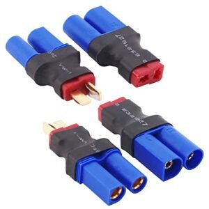 Yowoo 2 Pairs EC5 to T Plug Male Female RC Connector Adapter for RC Lipo Battery Toy Available at RC Willey Hours Meridian