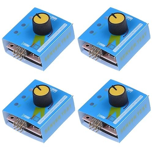 WWMDiB 4Pcs RC Servo Tester with 3 Modes for Precision Testing Including RC Servo Jitter Detection