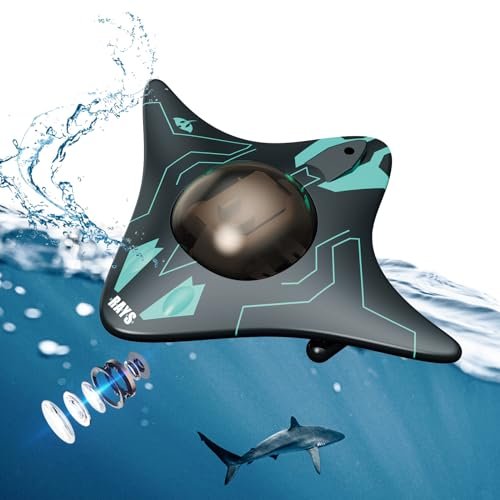 RiskOrb Underwater RC Submarine with Camera 480P HD Remote Control Boat for Adults and Kids Pool Toys Gift for Ages 8+