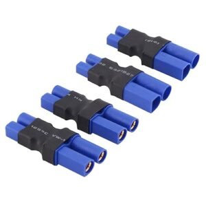 Wmzjnljy 4PCS EC5 to EC3 Male Female RC Connector Adapter W49 4