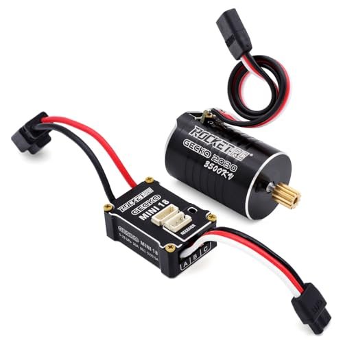 Xtreme RC Hobby and Himoto Distributors Photos Surpass Hobby Brushless Motor Mini 18 ESC Combo Set TRX4M 1 18 Crawler Car Gecko 2030 Sensored 3500KV