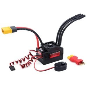 Surpass Hobby V2 Supersonic 50A Brushless ESC Waterproof Electronic Speed Controller for 1 10 Scale RC Car Trailer