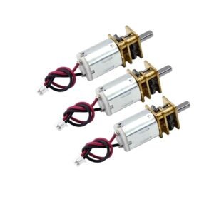 CHANCS N20 DC 5V 30RPM Micro Geared Motor 3PCS High Torque Mini Motor for DIY Robots and Models