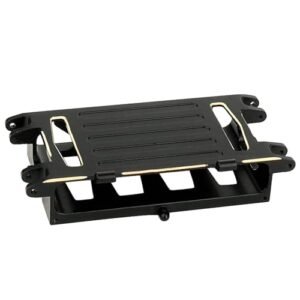 Bowhouse RC LCG Battery Tray Black Brass Mount Plate Bracket Holder for AXIAL 1/24 AX24 XC 1 RC Crawler Metal Upgrade Parts