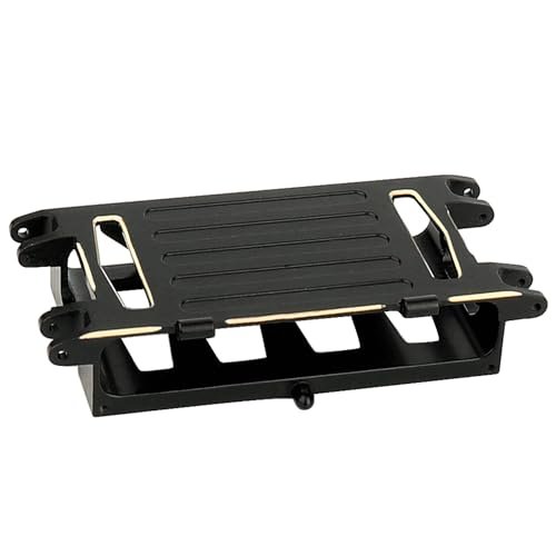 Bowhouse RC LCG Battery Tray Black Brass Mount Plate Bracket Holder for AXIAL 1/24 AX24 XC 1 RC Crawler Metal Upgrade Parts