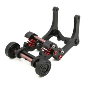 Metal Wheelie Bar Set RC Spare Parts for TRAXXAS XMAXX X MAXX RC Car Black Single Wheel Compatible with RC 350 Widebody