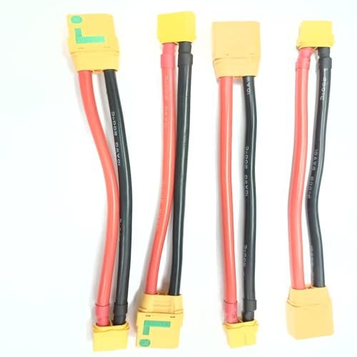 Hengfuntong Elec Imax B6 B6AC Charger RC XT90S XT90 Antispark to XT60 Male Female 10awg 150mm 2 Pairs for RC Zone Plano