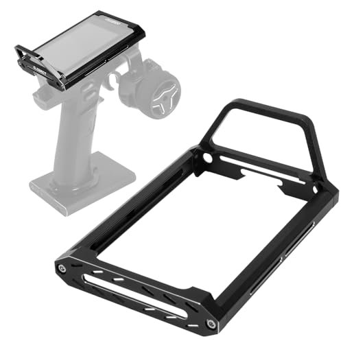 EPINON Aluminum Alloy RC Radio Transmitter Protector Frame Compatible with Flysky Noble NB4 Pro NB4 Lite NB4 Upgrade Accessories for WFLY RC Radio Enthusiasts Black