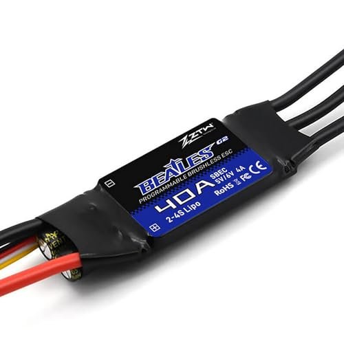 ZTW Beatles G2 Series 40A ESC with SBEC Output 4A 5 6V for RC Plane Pitts Wing Strut 3D Print Projects