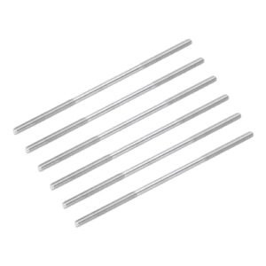 MECCANIXITY 6pcs M6x180mm 304 Stainless Steel Double End Threaded Rod Push Connector for DIY RC Models Including CX Model RC Helicopter
