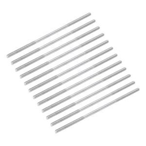 MECCANIXITY 20pcs M6x180mm 304 Stainless Steel Double End Threaded Rod Push Connector for 20 Inch RC Helicopter DIY Models