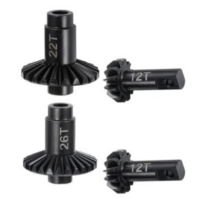Bullhead RC Body Upgrade Kit High Performance Steel Gear Set for 1/18 TRX4M Crawler 22/12T 26/12T