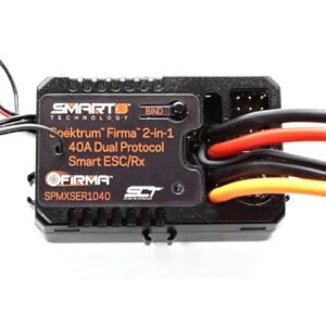 Spektrum SMART Firma 2 in 1 40A BR Smart ESC Dual Protocol RX SPMXSER1040 Available at RC Willey in Sacramento