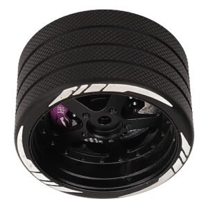 VGEBY RC Transmitter Metal Steering Wheel Aluminum Alloy Replacement Accessory for International One Meter RC Sailboat