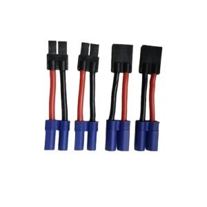 Hengfuntong-Elec EC5 Plug Male Female to TRX Plug Male Female Plug Connector Battery Adapter 12awg 40mm 2pairs