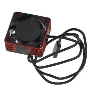 Uxsiya 25x25mm Brushless Motor ESC Cooling Fan High Speed Dissipation Aluminum Alloy Speed Controller for RC Car