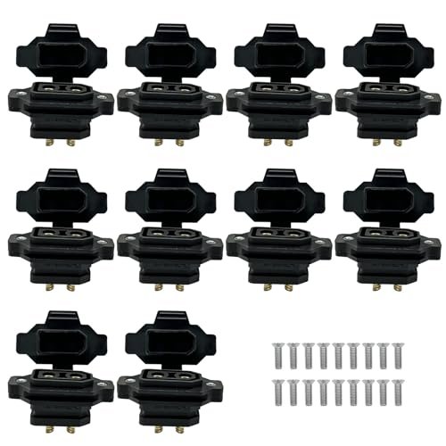 Amass XT90NE F XT90E F Female Head Plug Gold Plating Connector with PVC Protective Sleeve for PVC Pipe RC Boat Power Battery Welding
