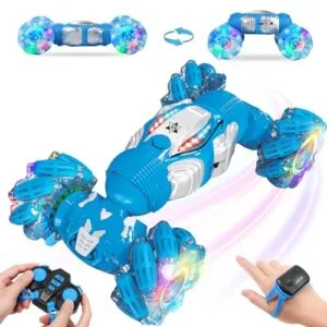 BEMITON Arduino 4WD RC Car Gesture Sensing Remote Control Stunt Toy for Kids Aged 6 12