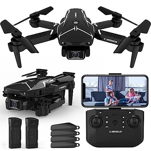 SkyTech Mini Drone Foldable Remote Control Quadcopter with Dual 720P Cameras for Beginners and Kids