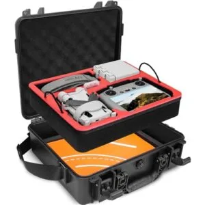 FPVtosky RC Helicopter Carry Bag for DJI Mini 4 Pro Mini 3 Compact Dual Layer Waterproof Drone Case Accessories