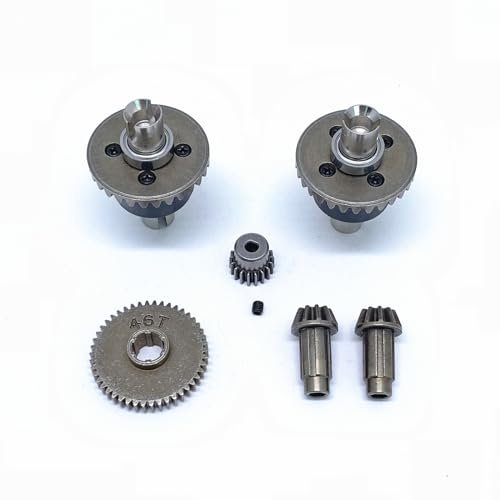 KingVal RC Willey Rocking Chairs Replacement Differential Diff with Gear Combo for JJRC Q117 PRO Series RC Cars