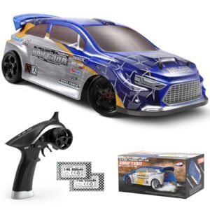 HAIBOXING 2197 1 18 Scale RC Drift Body High Speed Performance RC Drift Car with Gyro 2.4GHz Remote Control 28 KM H RTR for Kids and Adults Electric Powered 4WD Rally Car with 2 Rechargeable Batteries