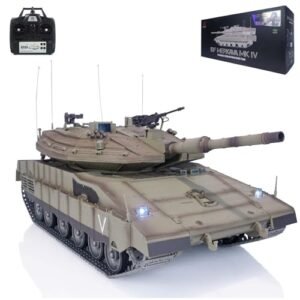 TOUCAN RC HOBBY Henglong 1 16 Military RC Tank IDF Merkava MK IV with Metal RC Battle Wheels BB Smoke IR Battle Professional Version