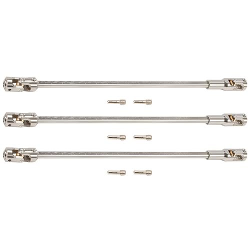 GSPEED SCX10 Drive Shaft 3pcs 68 229mm Cut to Length Stainless Steel Driveshaft for 1/10 RC Crawler Find Good Places to Drive RC Cars