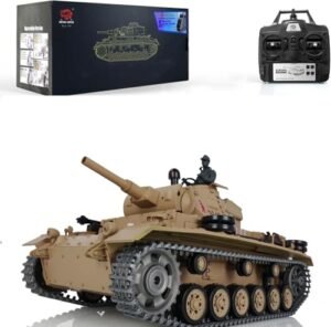 TOUCAN RC HOBBY Henglong 1 16 7 0 Upgraded German Panzer III H RTR RC Tank with Metal Tracks BB Airsoft Shooting ABC Hobby RC