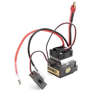 VGEBY 320A Two Way Brush ESC with Heat Sink for RC Ship Plans Free Vehicle Model 3S 6S Brushed ESC 1 8