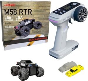 LDARC 1 4 Scale RC Truck Body Mini Monster Truck Remote Control Vehicle with Replaceable Shells
