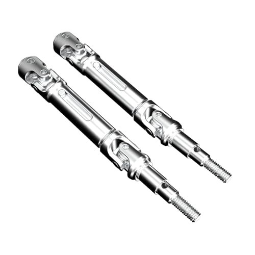 HYPER GO 14410B 1/14 Scale RC Trucks Front Rear Metal Drive Shaft CVD Spare Parts RC Vehicle Rotor Shafts for H14BM 2 Pcs