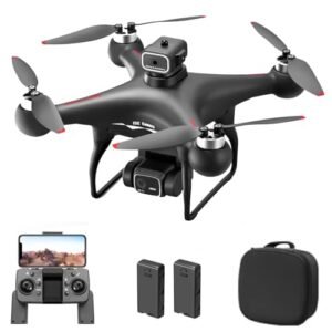 GoolRC S116 Drone with Icon RC Shocks 4K Camera Obstacle Avoidance and Brushless Motor for Adults