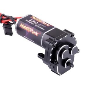 HobbyPark 180 Brushed Motor with Pinion and Transmission Gearbox 87T HighSpeed RC Parts for TRX4M Upgrades