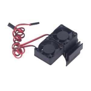 Traxxas Slash 4X4 VXL High Velocity Cooling Fan Heat Sink for 4wd vs 2wd RC Car Aluminum Alloy IP44 Waterproof