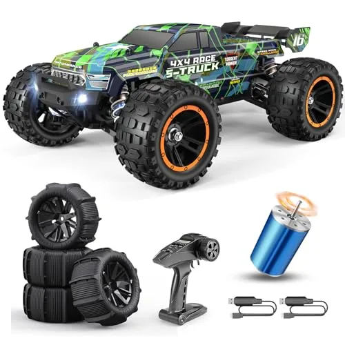 HAIBOXING 16890SA 1/16 Scale 4x4 Brushless RC Truck 40 MPH Fast Remote Control Car for All Terrains