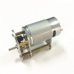 WAYRICH 1PC 540/550 RC Motor Gearbox Speed Reducer 1:2.5 Motors Worm Gearwheel Reduction Torque Gear Box Parts for RC Car Boat Model Accessories (Color : Gearbox w 550 Motor)