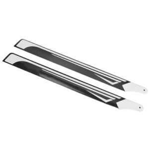Fussbudget RC Helicopter Propellers 2PCS High Strength Dual Propeller for Flywing FW450 V3 Replacement Stable and Lightweight Perfect for RC Denver MTG Enthusiasts
