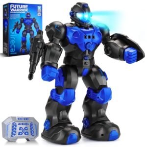 JUZUXI Programmable Remote Control Robot Toy with Gesture Sensing for Kids Ages 3 to 12