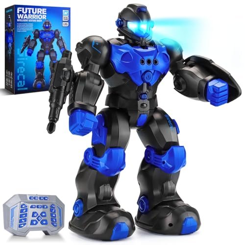 JUZUXI Programmable Remote Control Robot Toy with Gesture Sensing for Kids Ages 3 to 12