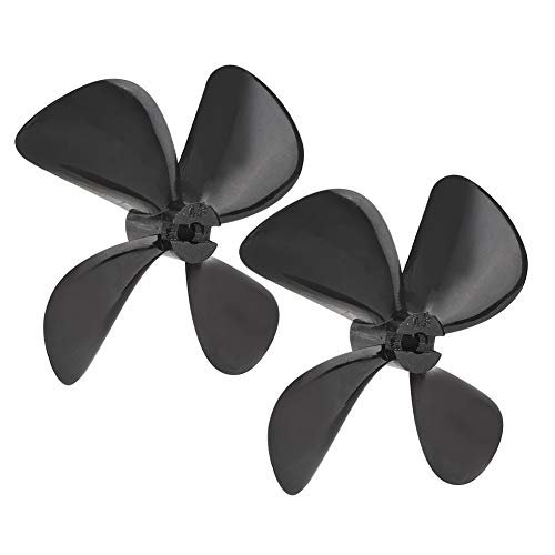 Oumefar 70mm 4 Blades RC Boat Propellers for HT 3827A Battleship RC Boat High Speed DIY Replacement Accessories