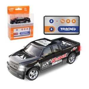 Hitari RC Cars 2.4Ghz Remote Control Car for Kids 6+ Adjustable Speed Alloy Pickup Toy Trucks with USB C Recharging and Car Lights