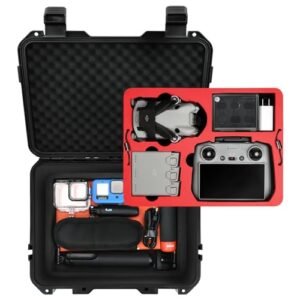 YETEETH Mini 4 Pro Mini 3 Mini 3 Pro Dual Layer Waterproof Hard Carrying Case for Pirates 3 RC Truck