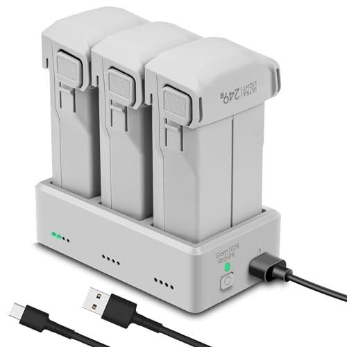 Hanatora DJI Mini 4 Pro Mini 3 Pro Drone Battery Charger Perfect for RC Trucks in Dirt Adventures